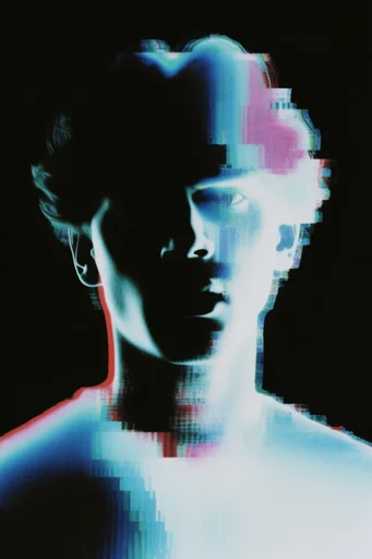 Distorted Analog Noir moodboard — generate AI images in this style