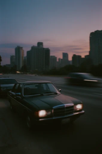 Cinematic Twilight Solitude style reference image — moody color grading