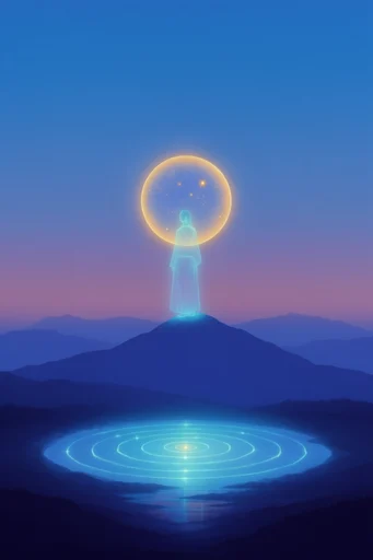 Ethereal Nocturnal Minimalism style reference image — dreamlike haze