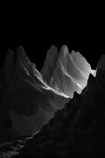 Dramatic Chiaroscuro Monochrome style reference image — chiaroscuro lighting