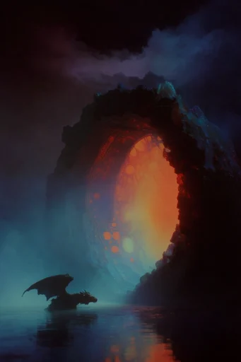 Cinematic Nocturnal Chiaroscuro style reference image — high-contrast color palette