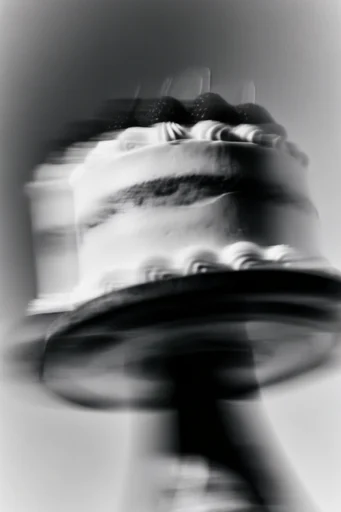 Ethereal Kinetic Noir style reference image — high contrast black and white