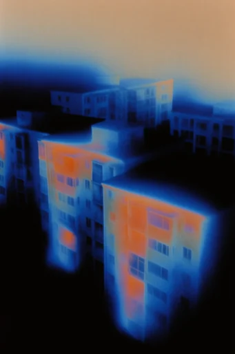 Luminous Thermal Noir style reference image — thermographic imaging