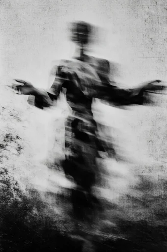 Spectral Kinetic Noir moodboard — generate AI images in this style