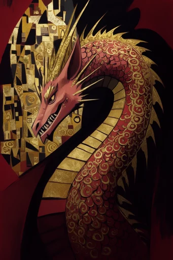 Crimson Gothic Opulence style reference image — dramatic low-key lighting