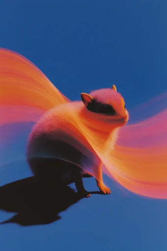 Chromatic Kinetic Surrealism style AI image example 3