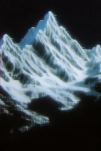 Spectral Analog Glitch style reference image — CRT scanlines