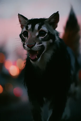 Cinematic Nocturnal Bokeh style reference image — analog film grain