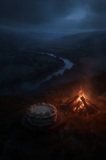 Chiaroscuro Nocturnal Fantasy style reference image — cinematic fog