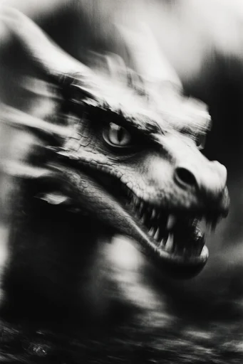 Spectral Kinetic Noir style reference image — spectral double exposure