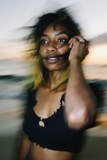 Kinetic Blur Velocity style reference image — high speed streaks