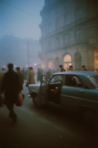 Cinematic Urban Liminality moodboard — generate AI images in this style