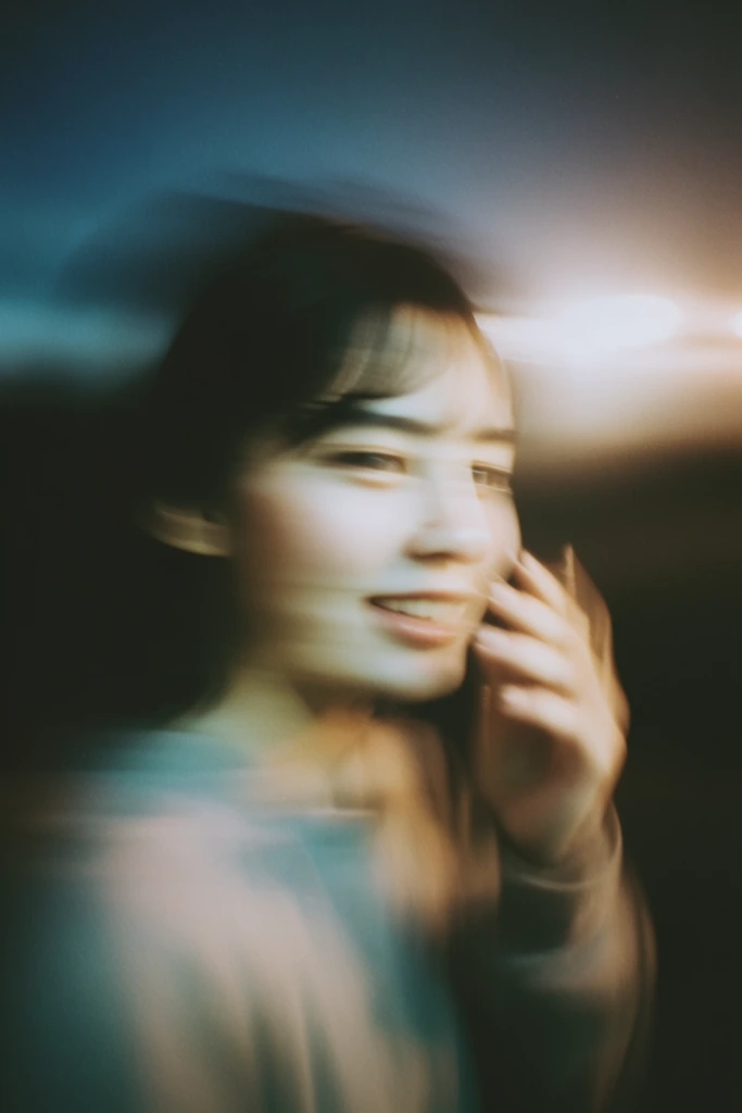 Cinematic Nocturnal Blur style AI image example 1