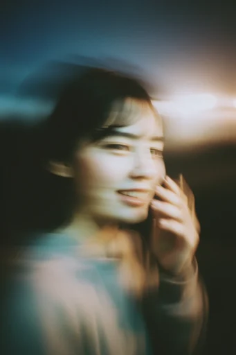 Cinematic Nocturnal Blur moodboard — generate AI images in this style