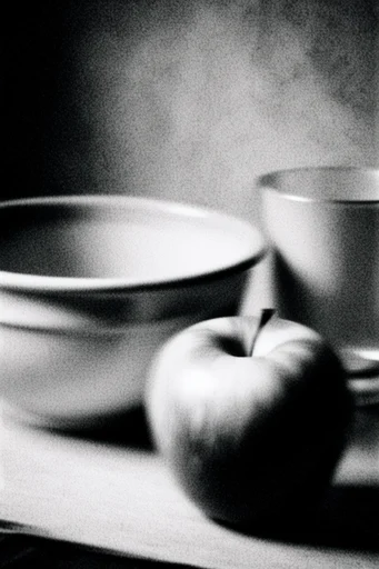 Spectral Analog Noir style reference image — high-contrast monochrome