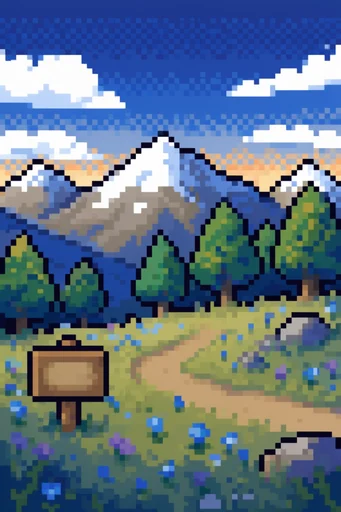 Luminous Digital Retrocore style AI image example 2