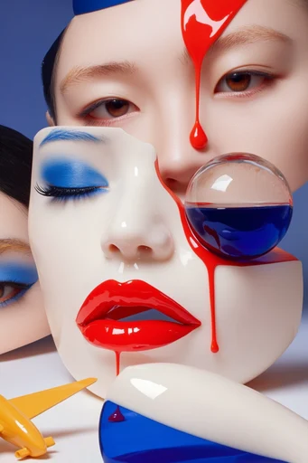 Surrealist Editorial Beauty style reference image — surrealist editorial photography