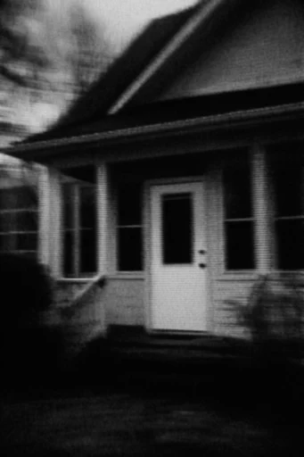 Monochromatic Analog Grime style AI image example 4