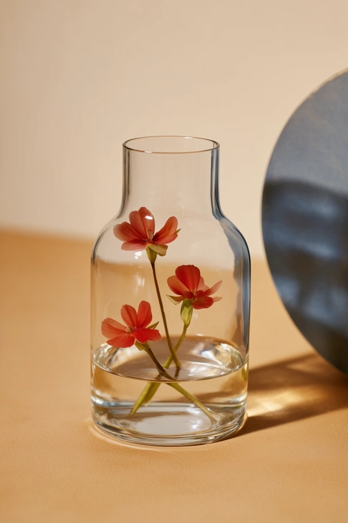 Tactile Refractive Minimalism style AI image example 2