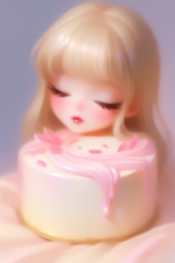 Ethereal Airbrushed Dollcore style reference image — dreamy melancholic atmosphere