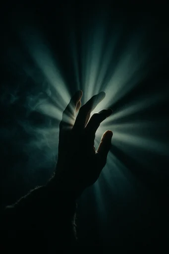 Cinematic Abyssal Noir style reference image — cyan and teal color grading