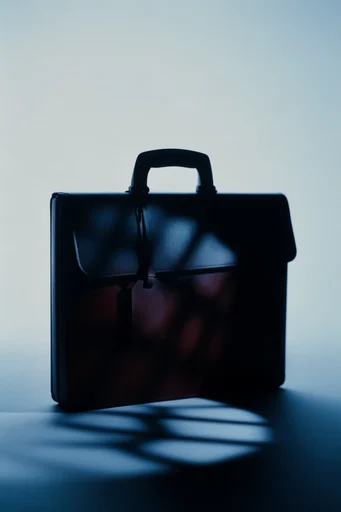 Luminous Cobalt Noir style reference image — cool blue backlighting