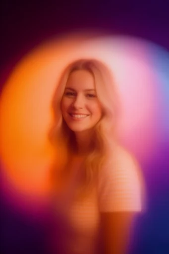 Luminous Temporal Abstraction style reference image — soft-focus digital abstraction