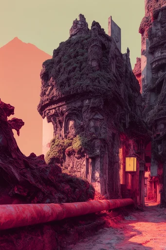 Crimson Surreal Minimalism style reference image — minimalist surrealism
