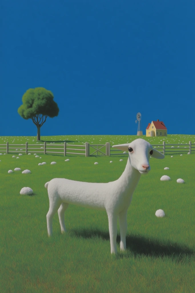 Minimalist Surreal Liminality style AI image example 3