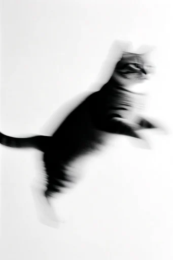 Spectral Kinetic Monochrome style reference image — minimalist composition