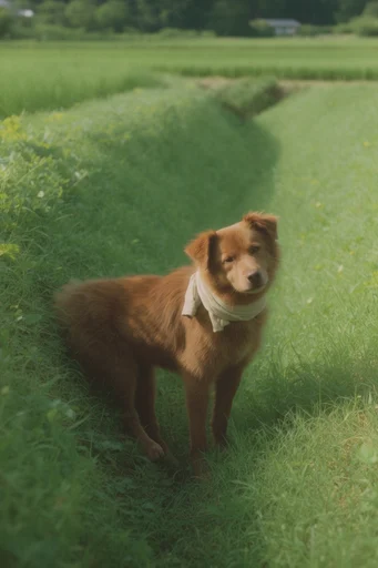 Nostalgic Cinematic Pastoral style reference image — muted earth tones