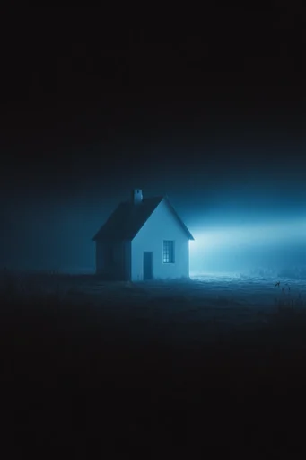 Cinematic Nocturnal Minimalism style AI image example 4