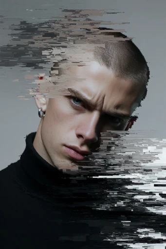 Fragmented Digital Realism moodboard — generate AI images in this style