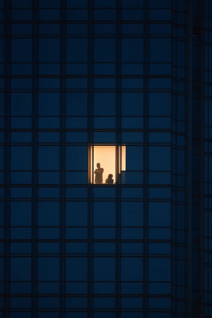 Luminous Urban Solitude style AI image example 2