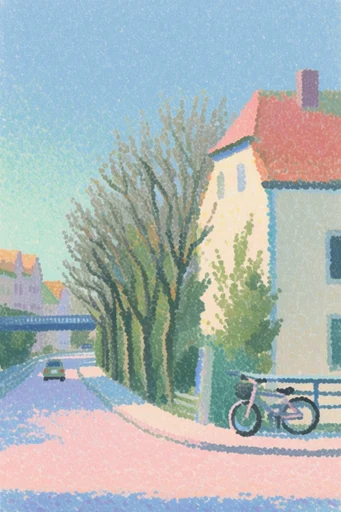 Ethereal Pastoral Nostalgia style reference image — nostalgic mood