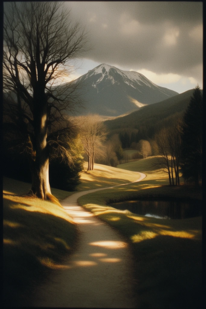 Intimate Cinematic Nostalgia style AI image example 2