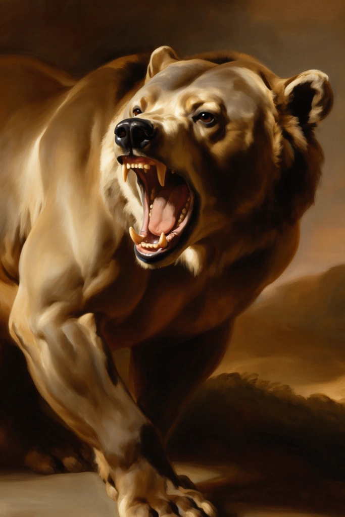 Visceral Baroque Realism style AI image example 3
