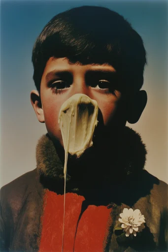 Analog Desert Surrealism style reference image — Kodachrome aesthetic