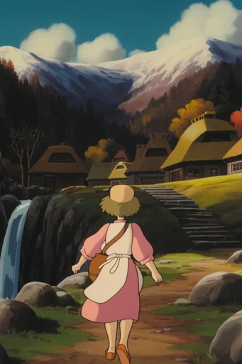 Nostalgic Cel Animation style reference image — 1990s anime aesthetic