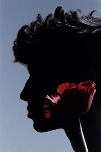 Monochromatic Sculptural Silhouette style reference image — sculptural form