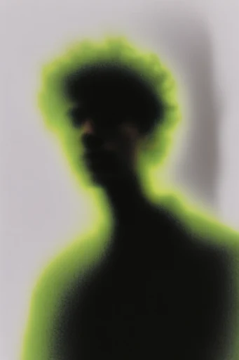 Luminescent Spectral Blur style reference image — airbrushed texture