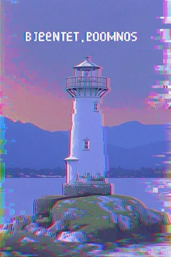 Hyper-Saturated Glitch Nostalgia style reference image — neon color palette