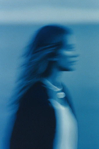 Spectral Cyan Motion moodboard — generate AI images in this style