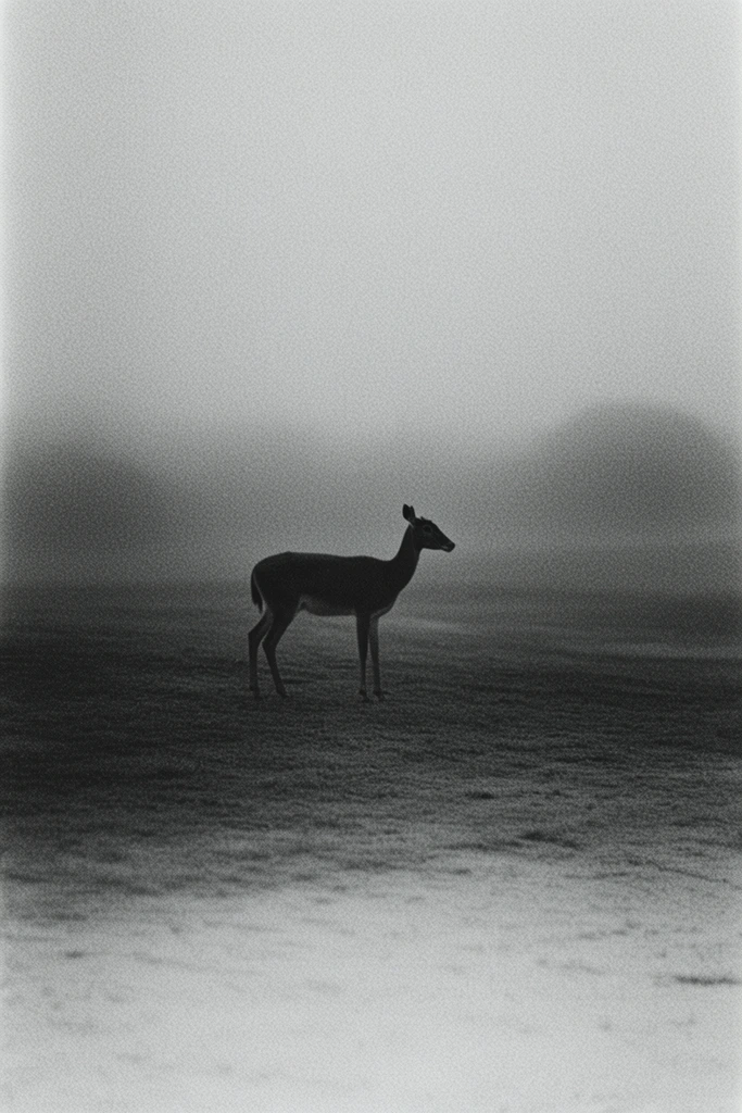 Atmospheric Monochrome Pictorialism style AI image example 3