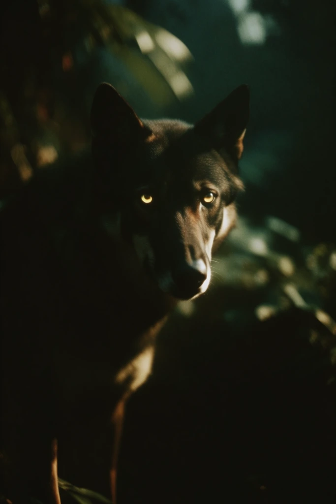 Cinematic Nocturnal Noir style AI image example 3