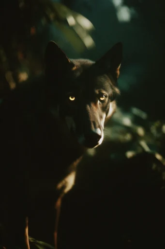 Cinematic Nocturnal Noir style AI image example 3
