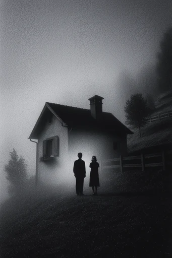 Ethereal Grain Noir style AI image example 4
