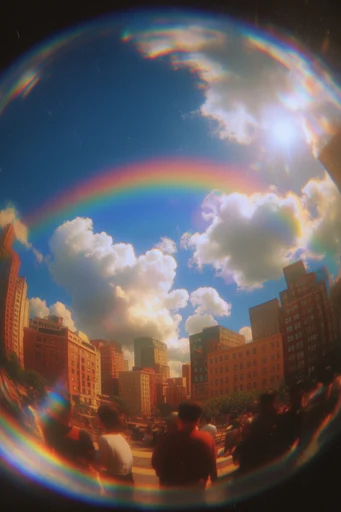 Spectral Cosmic Dreamscape style reference image — retro-futuristic