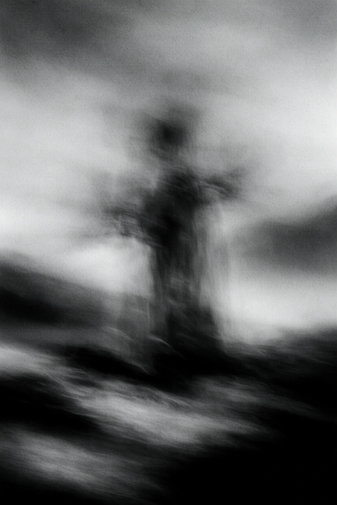 Spectral Kinetic Monochrome style AI image example 2