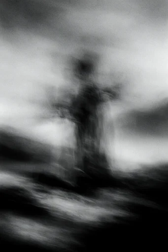 Spectral Kinetic Monochrome style AI image example 2